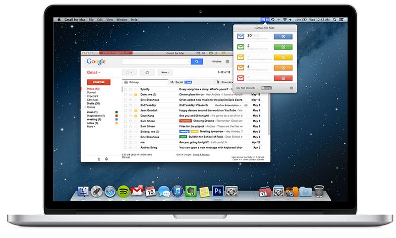 gmail app for mac os